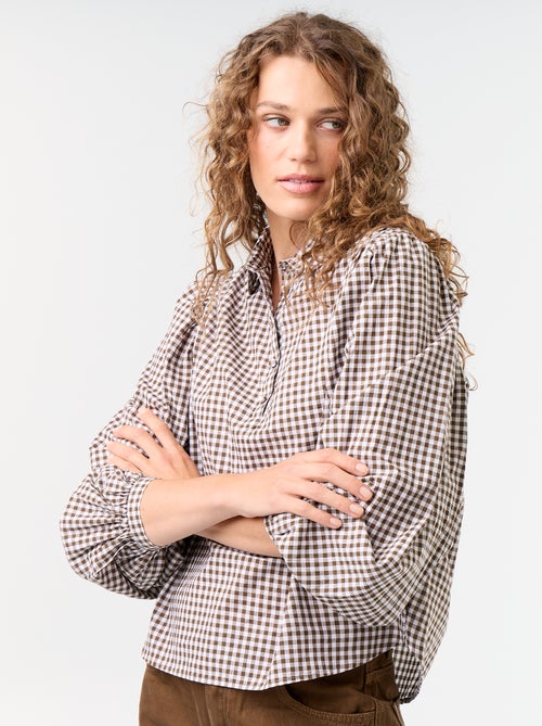 Camisa com gola abotoada - Kiabi Camisa com gola abotoada - Kiabi