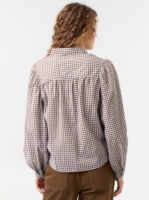 Camisa com gola abotoada - Kiabi Camisa com gola abotoada - Kiabi