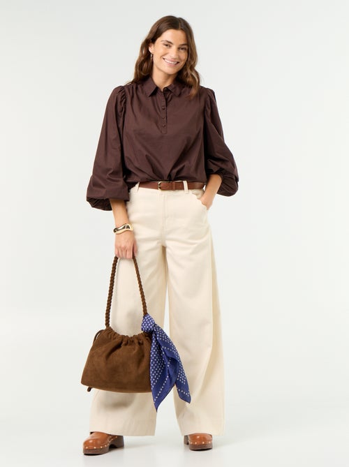 Camisa com gola abotoada - Kiabi Camisa com gola abotoada - Kiabi