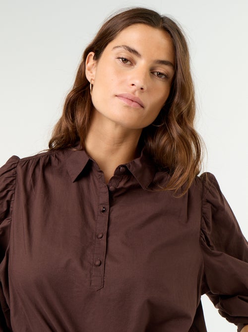 Camisa com gola abotoada - Kiabi Camisa com gola abotoada - Kiabi