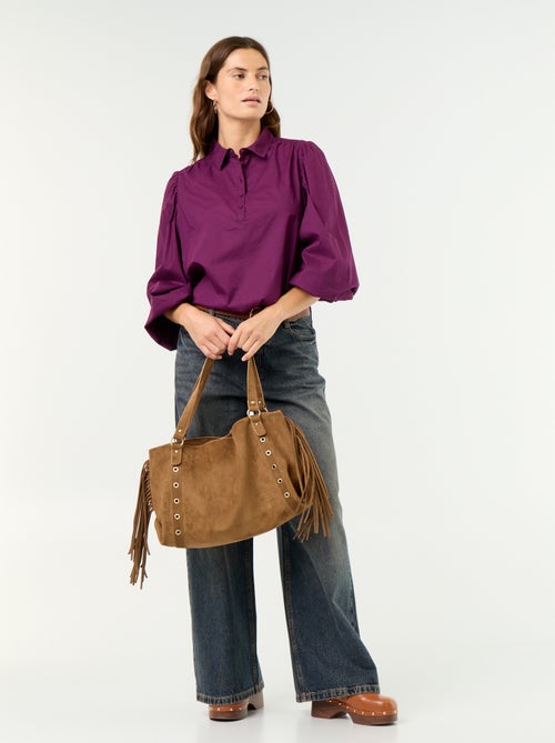 Camisa com gola abotoada - Kiabi Camisa com gola abotoada - Kiabi