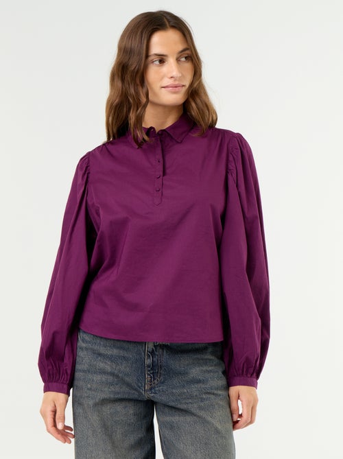 Camisa com gola abotoada - Kiabi Camisa com gola abotoada - Kiabi