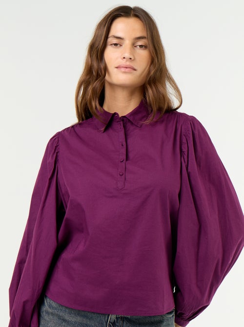 Camisa com gola abotoada - Kiabi Camisa com gola abotoada - Kiabi