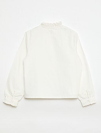 Camisa com Gola Fantasia