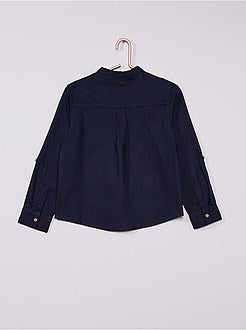 Camisa com gola mao - Kiabi