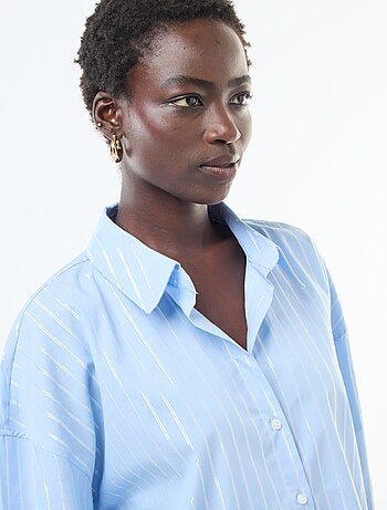 Camisa com linhas prateadas 'JDY'