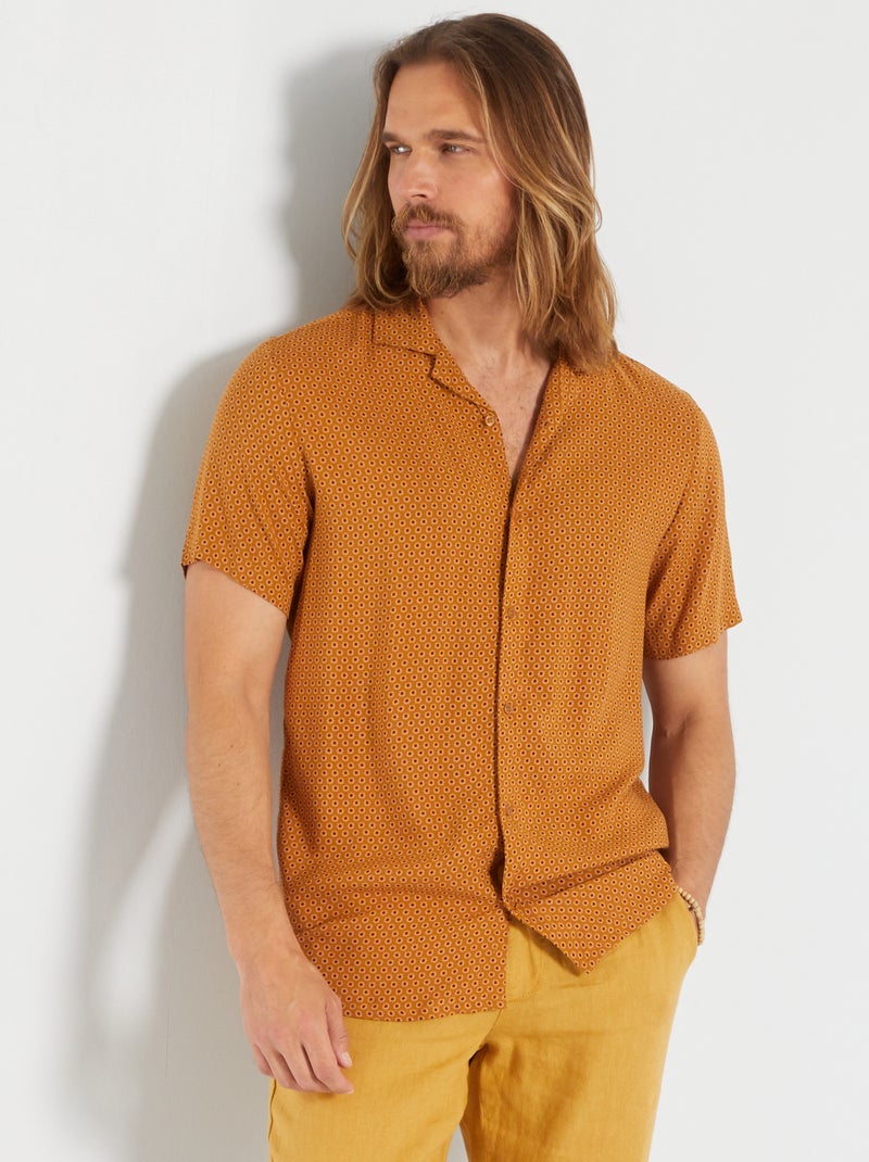 Camisa com motivos AMARELO - Kiabi