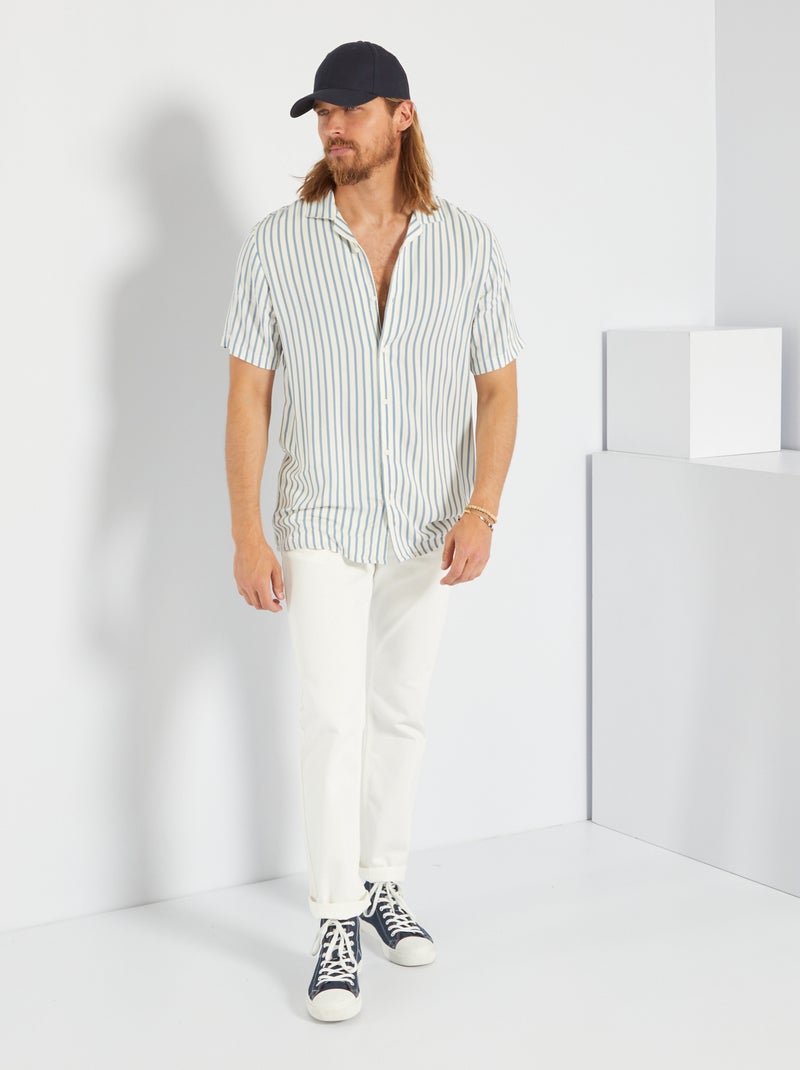 Camisa com motivos BRANCO - Kiabi