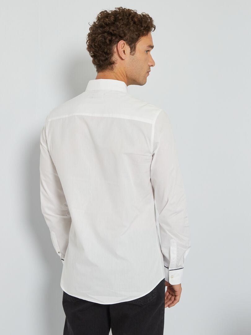 Camisa com motivos Branco - Kiabi