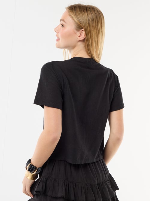 Camisa com nós - Kiabi