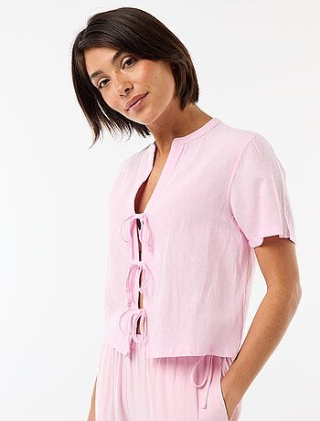 Camisa com nós