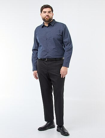 Camisa com padrão regular em algodão