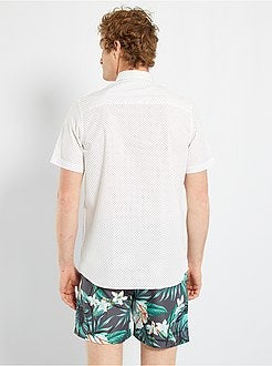 Camisa com pontilhados - Kiabi