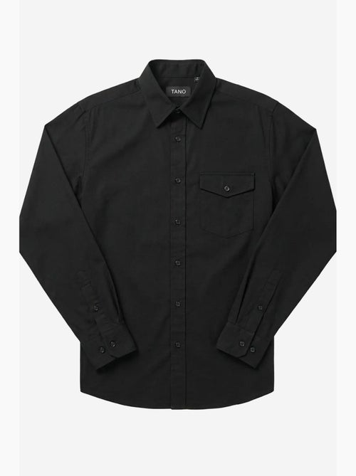 Camisa comprida de algodão texturizado my fashion - Kiabi Camisa comprida de algodão texturizado my fashion - Kiabi