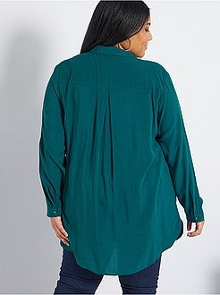 Camisa comprida e fluida - Kiabi