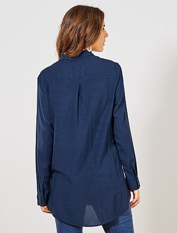 Camisa comprida estilo túnica - Kiabi