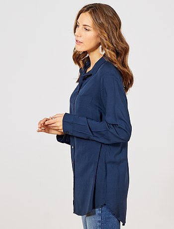 Camisa comprida estilo túnica - Kiabi