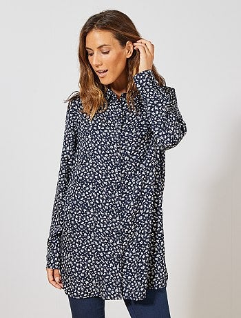 Camisa comprida estilo túnica - Kiabi