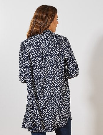 Camisa comprida estilo túnica - Kiabi