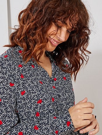 Camisa comprida estilo túnica - Kiabi