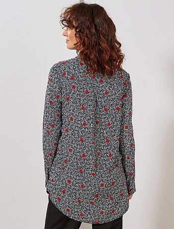 Camisa comprida estilo túnica - Kiabi