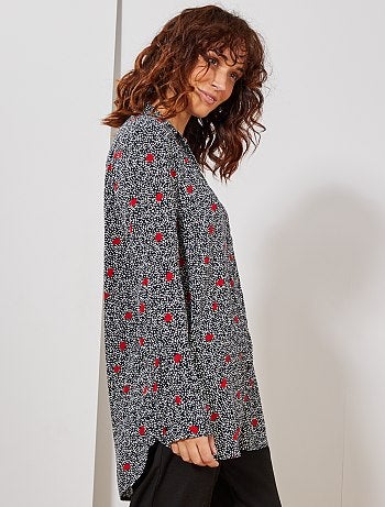 Camisa comprida estilo túnica - Kiabi