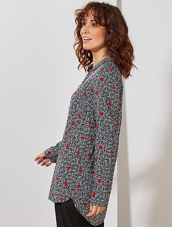 Camisa comprida estilo túnica - Kiabi