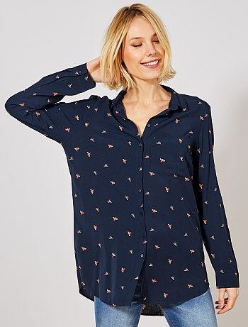 Camisa comprida estilo túnica - Kiabi