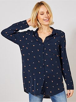 Camisa comprida estilo túnica - Kiabi