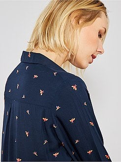 Camisa comprida estilo túnica - Kiabi