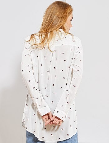 Camisa comprida estilo túnica - Kiabi