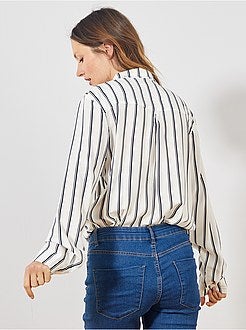 Camisa comprida estilo túnica - Kiabi
