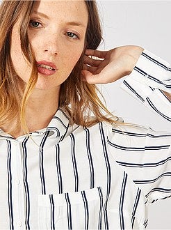 Camisa comprida estilo túnica - Kiabi
