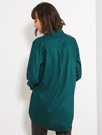 Camisa comprida estilo túnica - Kiabi