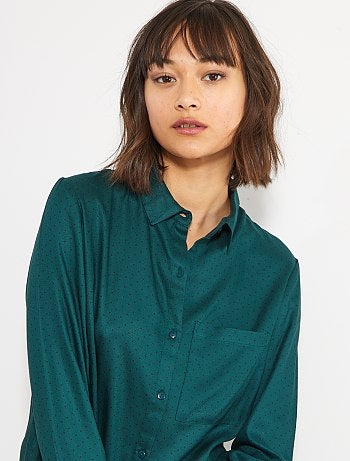 Camisa comprida estilo túnica - Kiabi