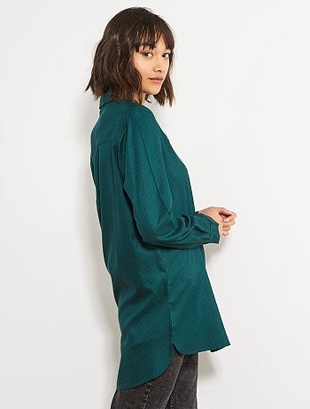 Camisa comprida estilo túnica - Kiabi