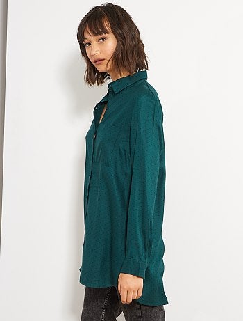 Camisa comprida estilo túnica - Kiabi