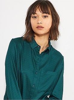 Camisa comprida estilo túnica - Kiabi