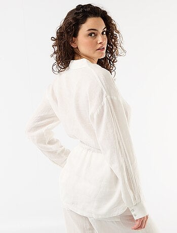Camisa comprida lisa
