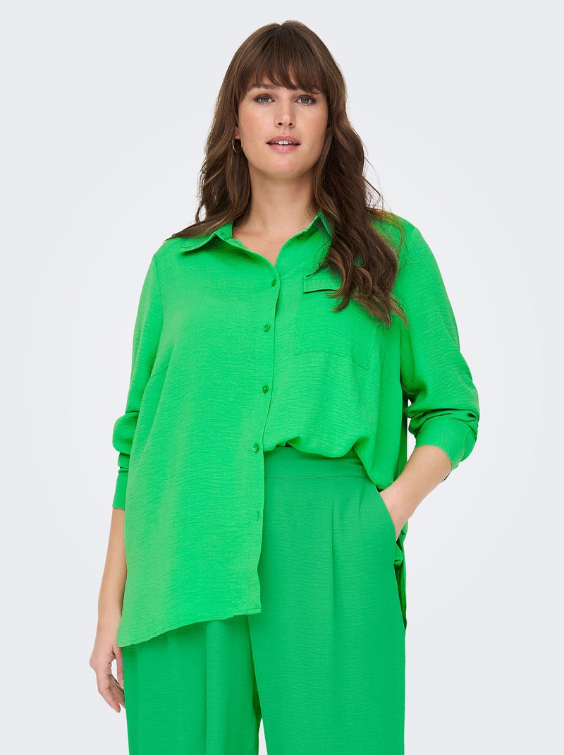 Camisa comprida 'Only' VERDE - Kiabi
