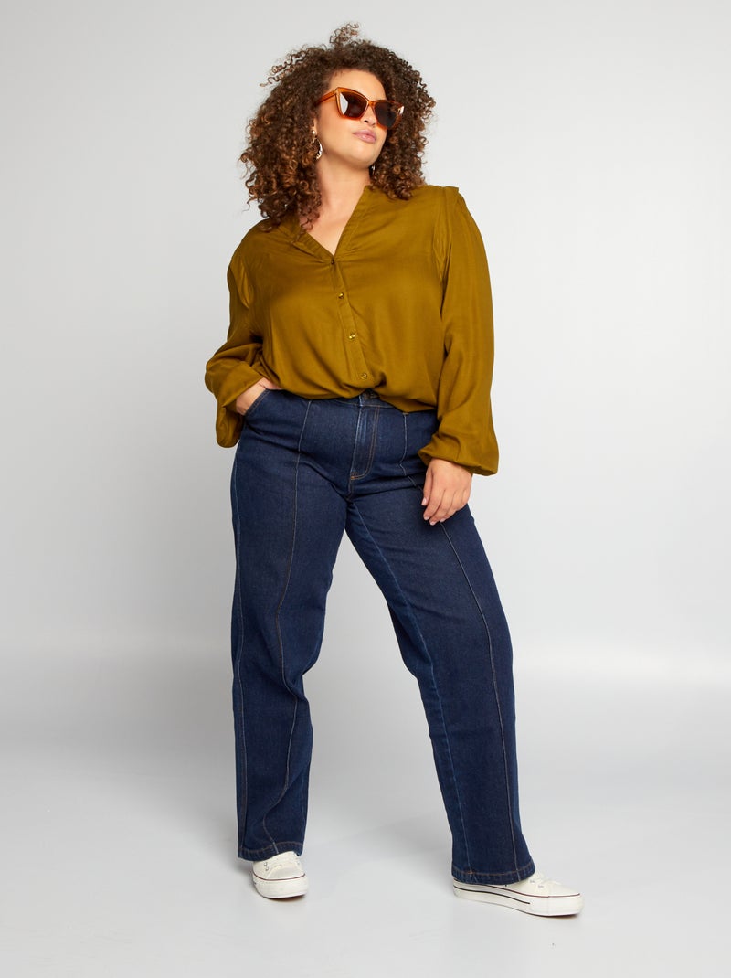 Camisa comprida VERDE - Kiabi
