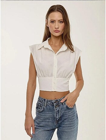 Camisa crop hiccup
