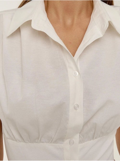 Camisa crop hiccup - Kiabi Camisa crop hiccup - Kiabi