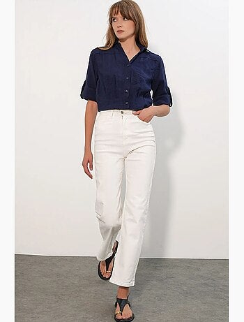 Camisa crop oversized bdart