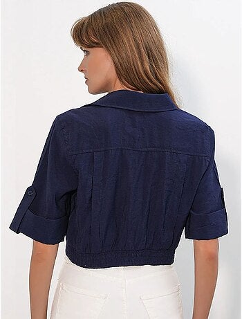 Camisa crop oversized bdart