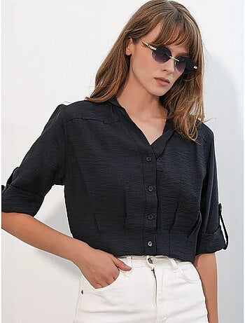 Camisa crop oversized bdart