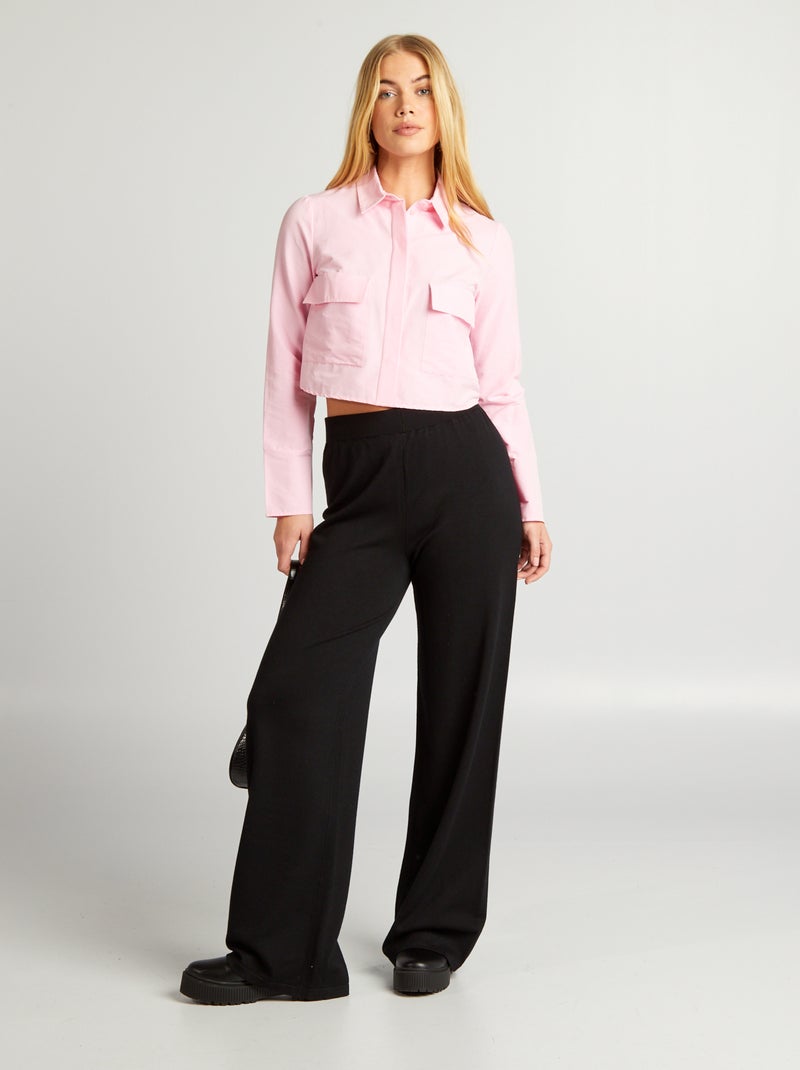 Camisa crop ROSA - Kiabi