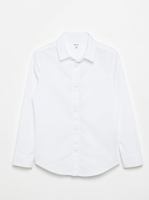 Camisa de algodão - coleção fácil de vestir - Kiabi