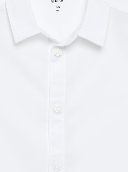 Camisa de algodão - coleção fácil de vestir - Kiabi