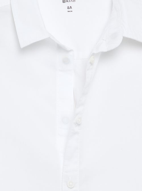 Camisa de algodão - coleção fácil de vestir - Kiabi